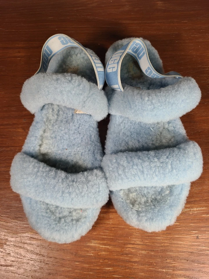 UGG Oh Yeah Slingback Sandal Slipper Oasis Blue Women's Size 7.5 - Image 4 of 4