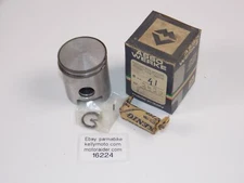 NOS ASSO WERKE 25-7300 BETA 3420 PISTON 41MM + RINGS + CIRCLIPS + 14MM PIN 16224