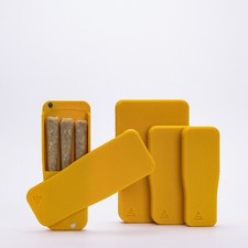 Pre-Rolls Case, Magnetic Cigarette Crush Proof Holder Cones Corn Yellow Medium