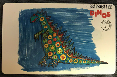 O 528 A 12.93 6 DM Kids Painting Dinos For Children Only 5000 Ex. New***Mint***