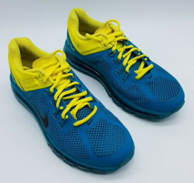 Nike Air Max 2013 Women's Size Running Shoes Teal Yellow