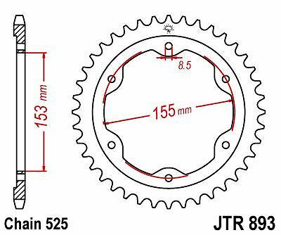 JT Black Edition Hinterrad JTR893.38ZBK passend für KTM 1290 Superduke 2014-2015 - Bild 2 von 2