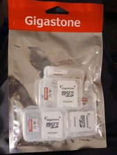 Gigastone 64GB Micro SD Card, Camera Plus, Plus 5 Pack 