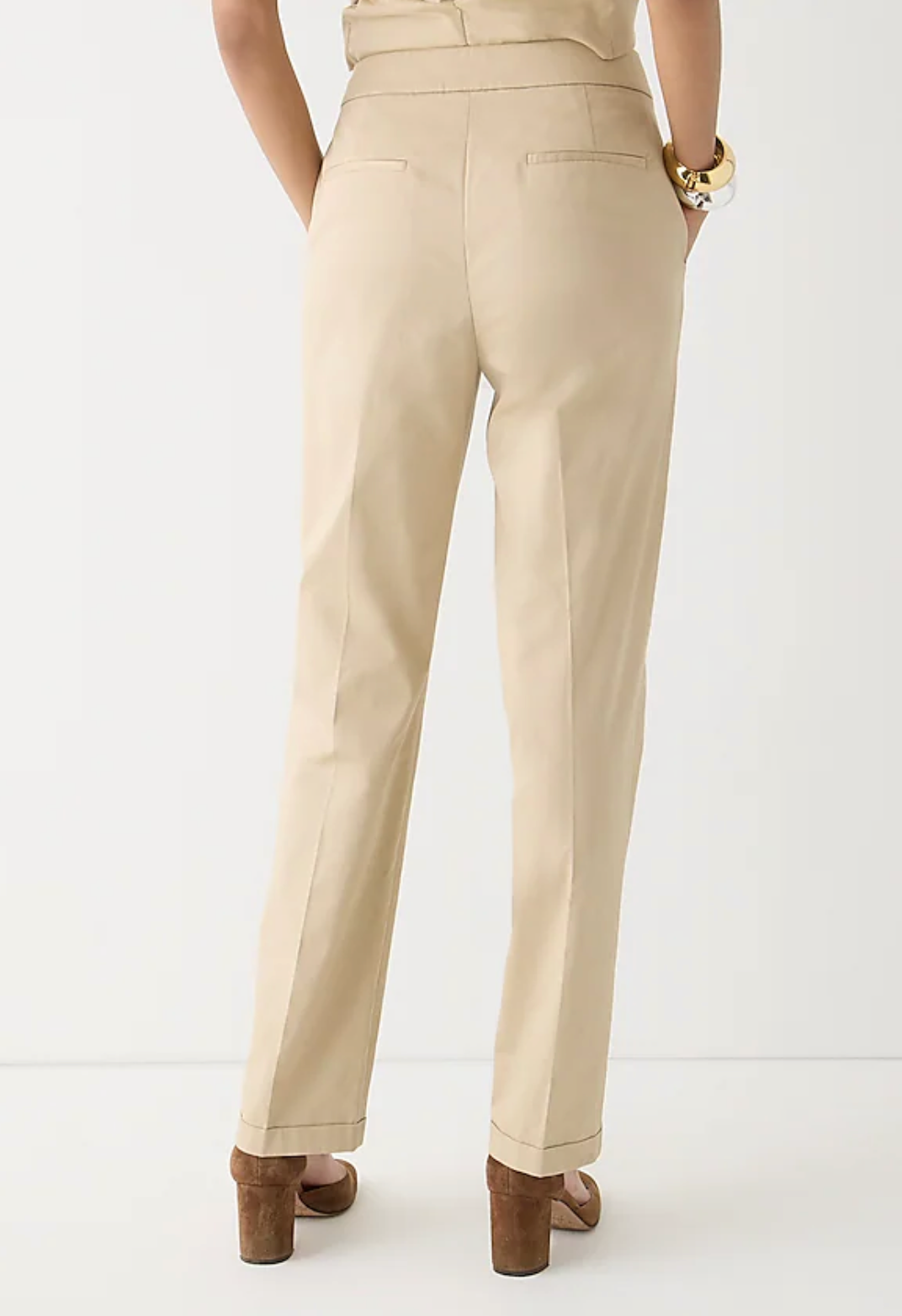 NWT J.CREW 118 Petite Kate cuffed straightleg pant in lightweight