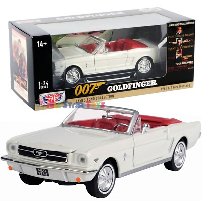 James Bond 1964 FORD MUSTANG CONVERTIBLE 1/24 scale DIECAST CAR