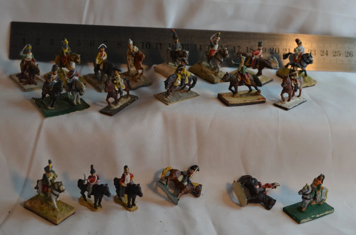 SOLDATS DE PLOMB DELPRADO, CAVALIER 54 mm, garde d'honneur 1814, Premier Empire. 29873-3