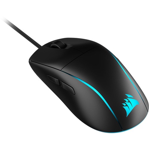 Corsair M75 Lightweight Schwarz Gaming Maus Kabelmaus 6 Tasten LED Beleuchtung - Bild 3 von 11