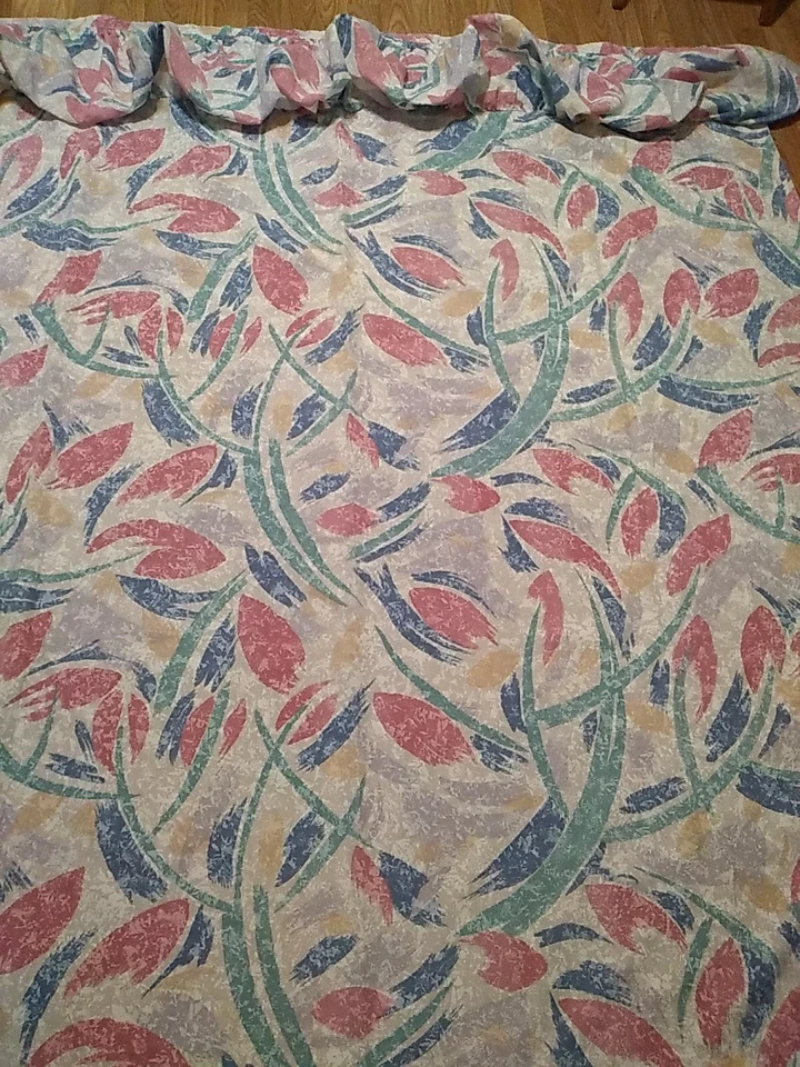 JCPENNEY JCP Fabric Shower Curtain Gray Multicolor Prints - Image 4 of 4