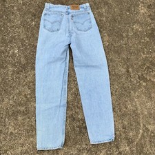 Vintage 70s 80s Levis Denim Jean Orange Tab Light Wash Skate Surf Pants Denim 28