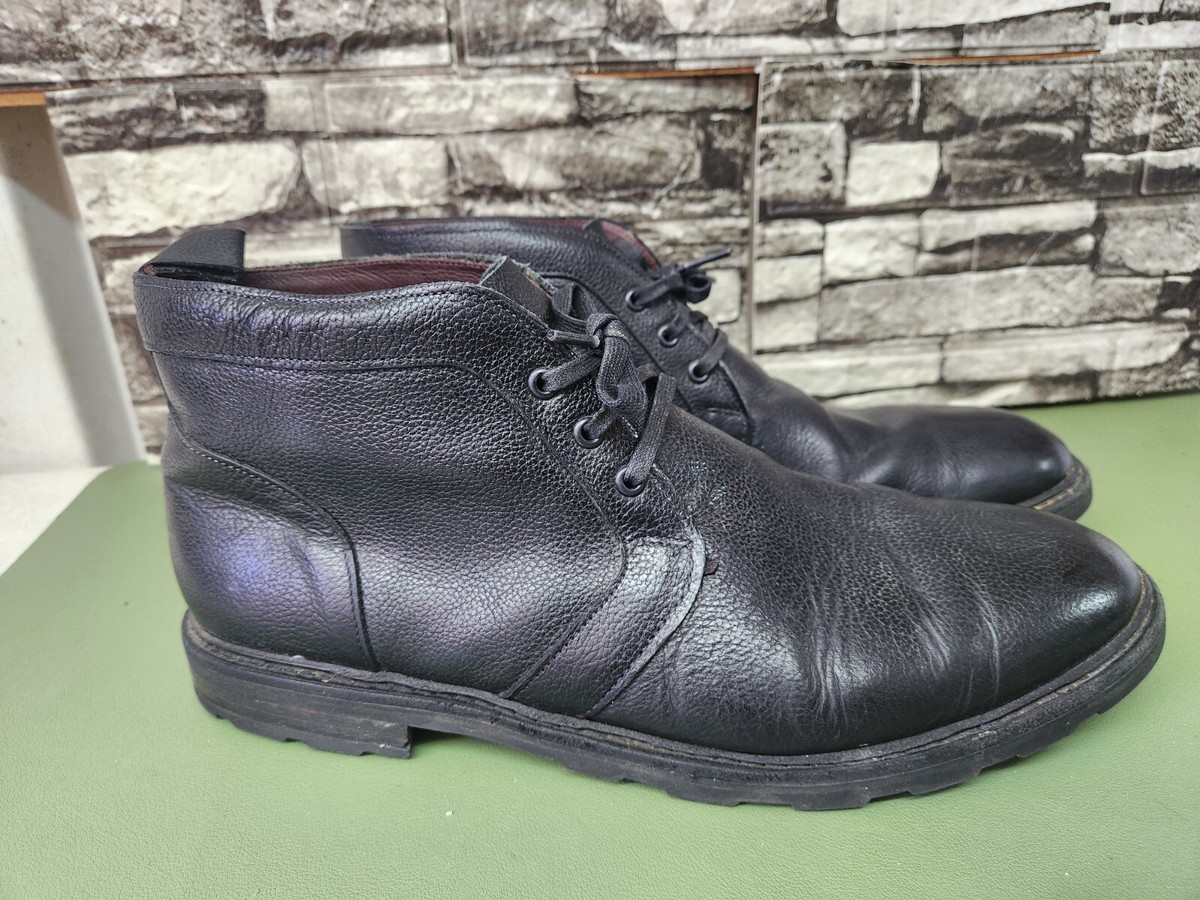 Allen Edmonds Size 12D ALPINE" WEATHERPROOF CHUKKA Boots Black Grain | eBay