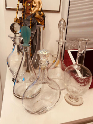 Teure Karaffen Sammlung Lalique, Daum France etc.