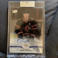 2020-21 Clear Cut Hockey High Gloss Brady Tkachuk Auto /10