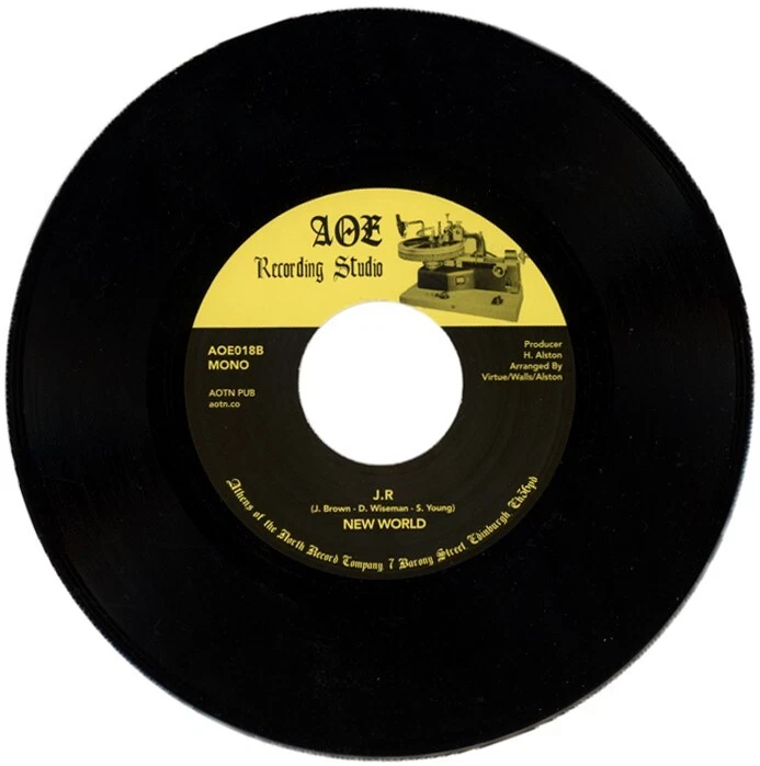 NEW WORLD  "WORLD TODAY c/w J.R." 2016 DEEP FUNK - Image 2 of 2