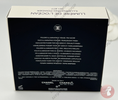 CHANEL Illuminating Powder LUMIÈRE DE L'OCÉAN Highlighter, NIB