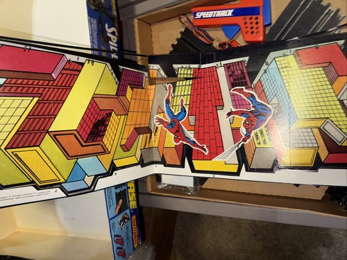 1979 matchbox speedtrack spider-man race and chase set UNUSED in box LOOK - Picture 19 of 20
