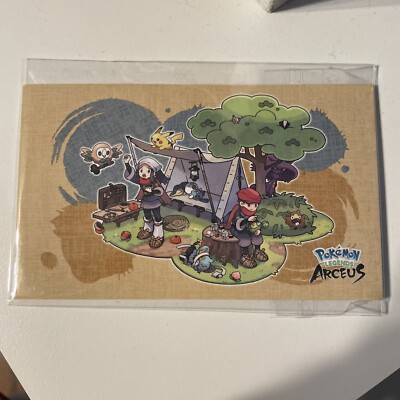 pokemon legends arceus art cards Pokemon Legends: Arceus - Art Card Set Gamestop Preorder Exclusive