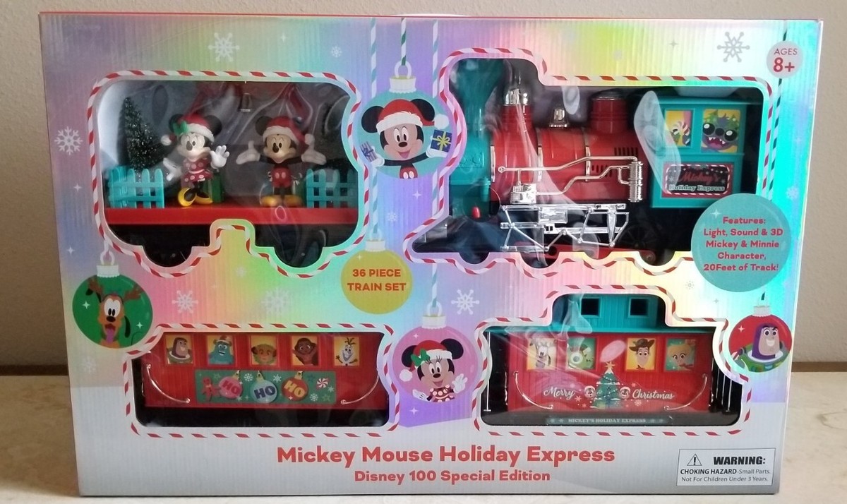 Disney 100 Special Edition Mickey Mouse Holiday Express 36 Piece