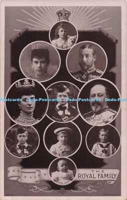 R691448 Die königliche Familie. Prinz Edward. H. M. Queen Alexandra. Prinz Albert. P