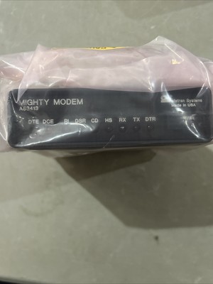 NEW Safetran Hayes External Mighty Modem 14.4k 14,400 Rugged DC Power A53413