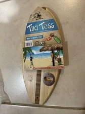 TIKI TOSS Hook and Ring Toss Game - Bottle Edition - Pop Beer Opener New