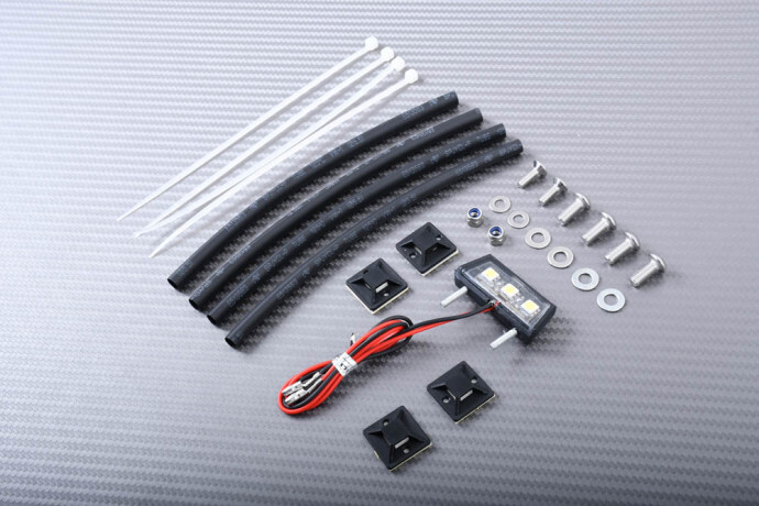 Support de plaque incliné pour Speed Triple 1050 S avec éclairage LED - 3