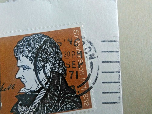 GB Historia Postal: 1971 Lit. Aniversario. 7,5 p a Canadá - Imagen 2 de 2