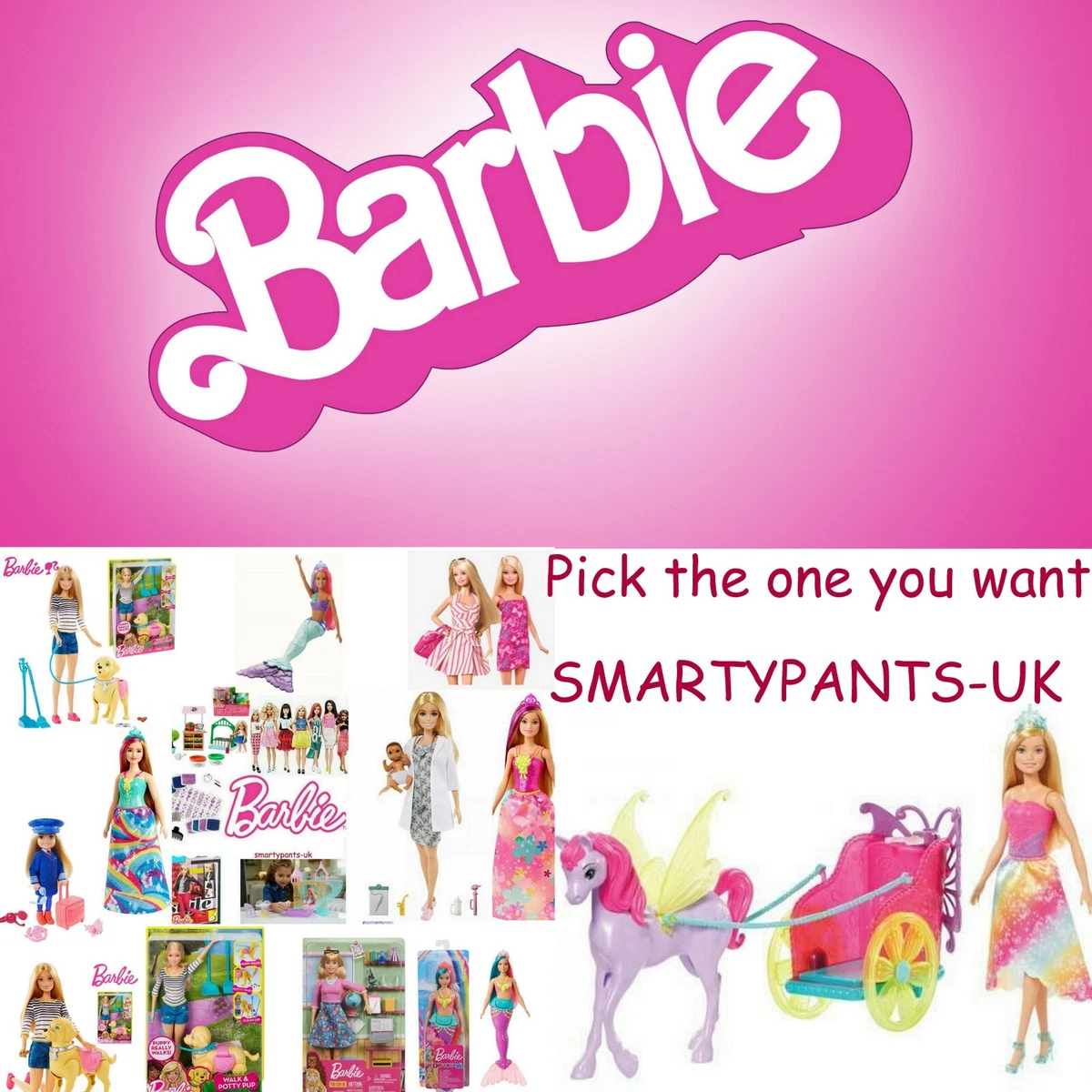 SALE Barbie Dolls Fashionista Chelsea Dreamtopia Mermaid ALL 9.50