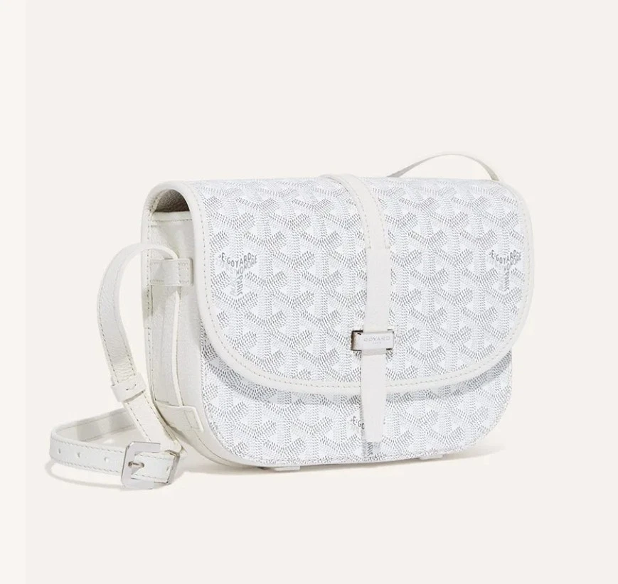 Goyard Goyardine Belvedere PM Borsa Messenger Bianca