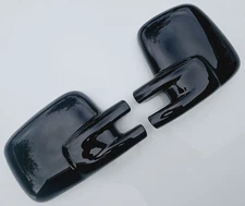 VW T4 Caravelle Bus Multivan Gloss Black Wing mirror covers 1990 - 2003 RHD