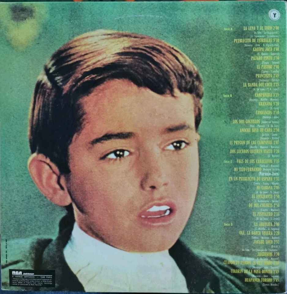 Vinyl 2xLP Joselito - La Voix D'Or VG+ FJL2 7139 France Pop Latin Flamenco - Image 3 of 4