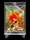 1997 Fleer MICHAEL JORDAN “ZONE” HOLO SSP INSERT 10 OF 15 BULLS🔥ULTRA RARE🔥