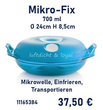 Tupperware Mikro Fix 700ml türkis Mikrowelle...
