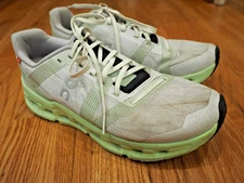 On Cloudgo Womens Size 8.5 White Meadow Green Athletic Running Shoes Sneakers