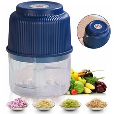 300ML Electric Garlic Food Chopper Onion Chopper Grinder Blender Crusher USB~