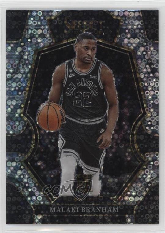 2022-23 Panini Select Premier Level Disco Prizm Malaki Branham #171 12xo