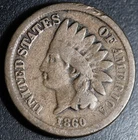 1860 INDIAN HEAD CENT - GOOD