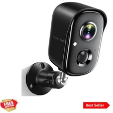 Security Cameras Wireless Outdoor, 2K Battery Powered AI Motion Detection Spo...