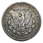 US 1890 CC Morgan Silver Dollar F - VF Silver Carson City $1.00 Coin — photo 2
