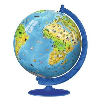 Ravensburger 12340 180 Piece Rotating Globe 3D Puzzle 