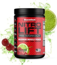 MuscleMeds Nitro Lift Pre Workout Enhance Endurance and Muscle Performance,Cherr