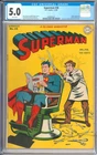 Superman #38 Nice Golden Age WHITE Pages Vintage DC Comic 1946 CGC 5.0*