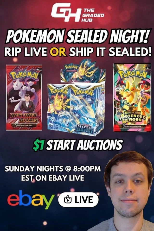 🔥$1 START SEALED NIGHT! 🔥 RIP LIVE OR SHIP IT SEALED