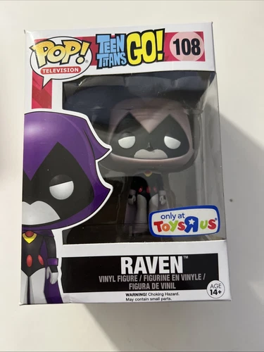 Funko Pop! Teen Titans Go! Raven Light Purple Toys R Us Exclusive