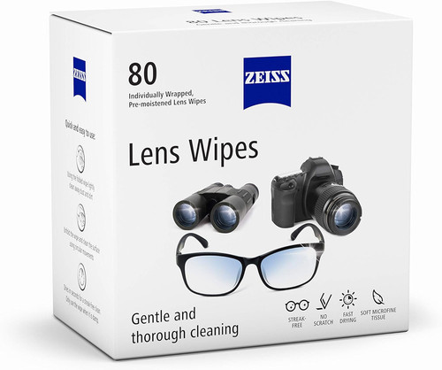 ZEISS vorbefeuchtete Linsenreinigungstücher, 80 Stück 80 (1er Pack), weiß - Bild 3 von 8
