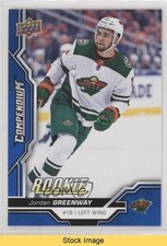 2018-19 Upper Deck Compendium Rookies Blue Jordan Greenway #815 READ 3o9