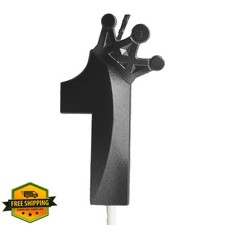 Hongplus Number 1 Black Crown Birthday Candle Cake Topper