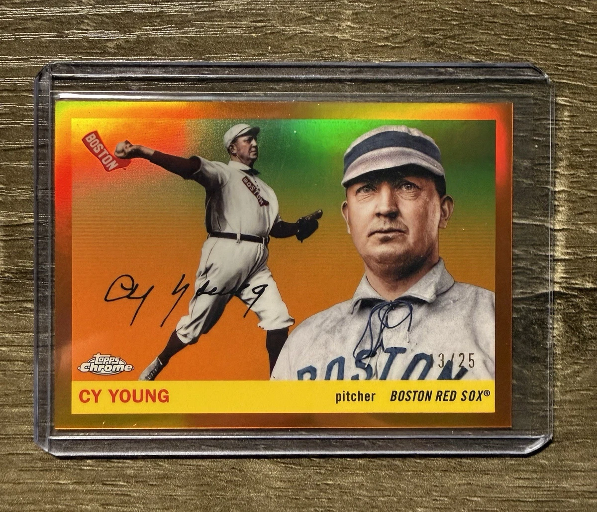 Cy Young Baseball Sports Trading Card Singles Serial Numbered for