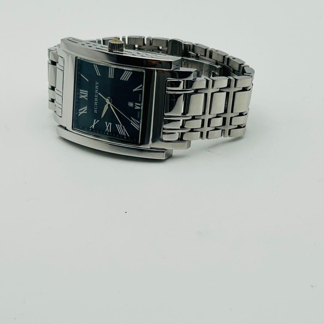 Burberry BU1555 Watch Rectangular Black Dial Stai… - image 10