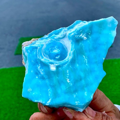 342G Natural larimar/hemimorphite Gorgeous rough raw Crystal Mineral Specimen - Picture 12 of 23