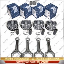 4x Upgraded Ks Piston 4x Oe Connecting Rods 23mm For Vw Cc Audi A4 Q5 Q3 2.0t